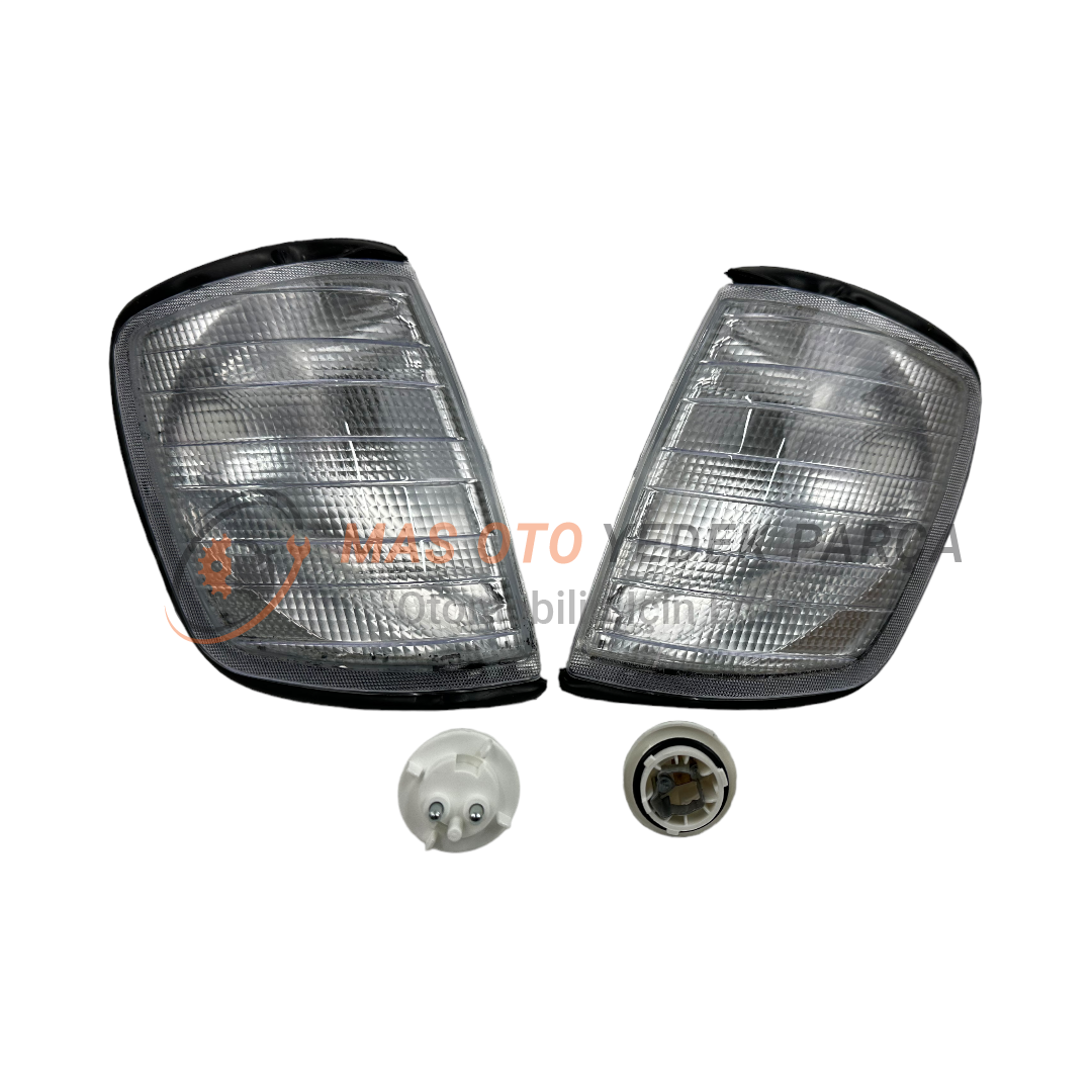 MERCEDES - BENZ W124 SİNYAL TAKIMI BEYAZ RENK DUYLU  A1248260743 - A1248260843