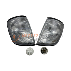 MERCEDES - BENZ W124 SİNYAL TAKIMI BEYAZ RENK DUYLU  A1248260743 - A1248260843