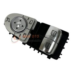 MERCEDES - BENZ W205-W238-W447 SOL CAM DÜĞMESİ İKİLİ AYNA KATLAMALI SİYAH A2059056911
