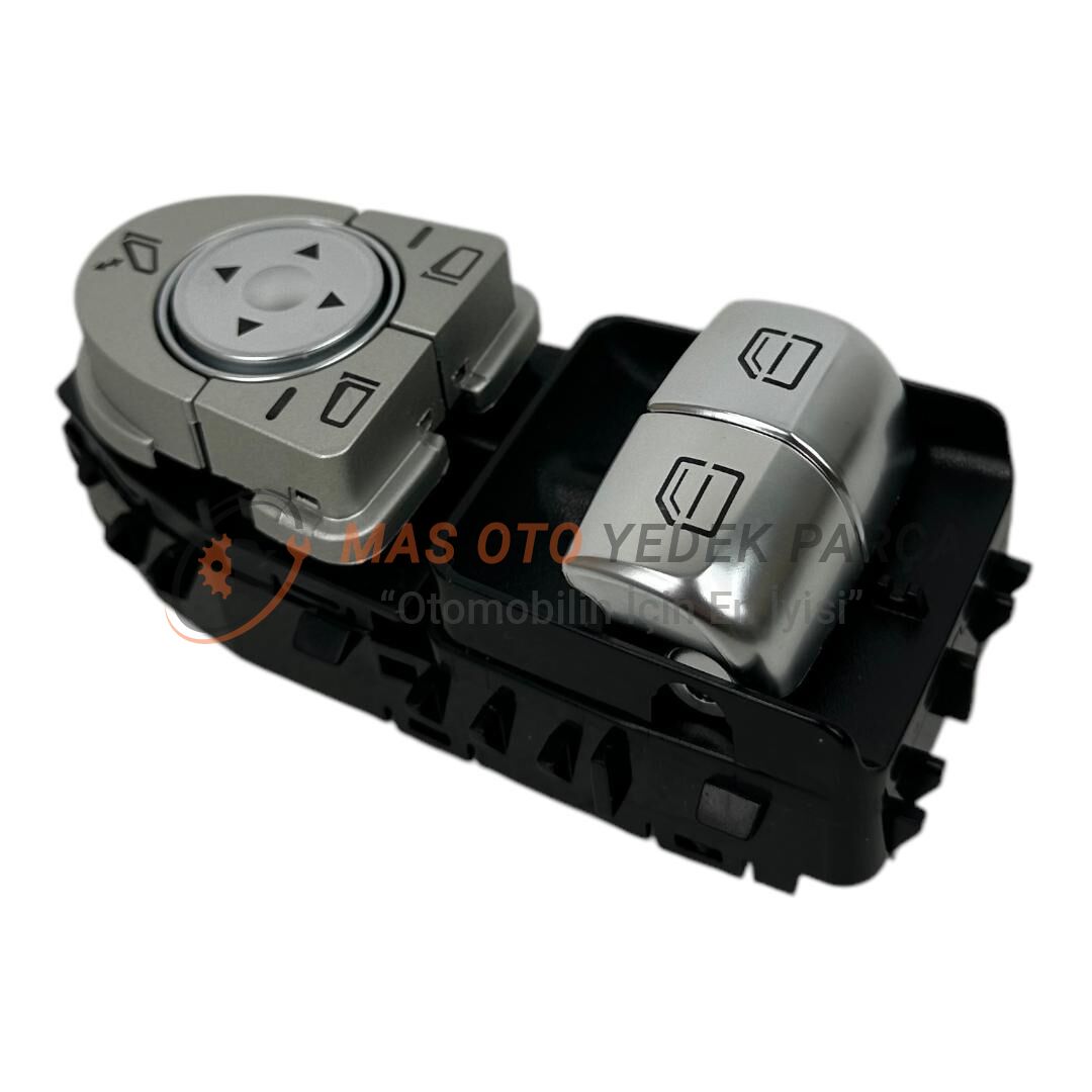 MERCEDES - BENZ W205-W238-W447 SOL CAM DÜĞMESİ İKİLİ AYNA KATLAMALI SİYAH A2059056911