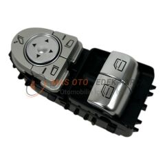 MERCEDES - BENZ W205-W238-W447 SOL CAM DÜĞMESİ İKİLİ AYNA KATLAMALI SİYAH A2059056911