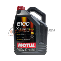 Motul 8100 X-Clean EFE 5W-30 Partiküllü - 5 Litre