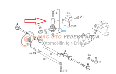 MERCEDES - BENZ W202 S-ROT BURCU A2024600319 LEMFÖRDER 1350101