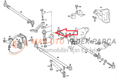 MERCEDES - BENZ W201 S-ROT TAMİR TAKIMI A2014600050 FEBI 02345