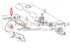 MERCEDES - BENZ W140 ARKA ALT SALINCAK BURCU A1403528665