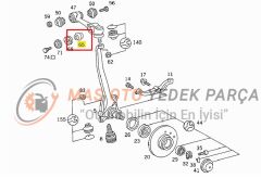 MERCEDES - BENZ W123-W126 ROTİLLİ KOL LASTİĞİ : SAĞ - SOL  A1163334014 FEBI 08403