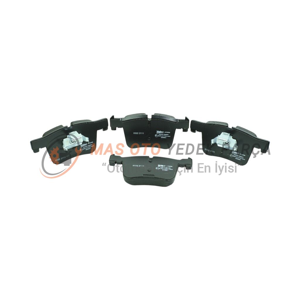 BMW FREN BALATASI : ÖN F20-F30-F22-F32-F33-F34-F36-F25-F26 VALEO 670288