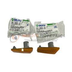MERCEDES - BENZ W124 - W202 ÇAMURLUK SİNYALİ : SAĞ - SOL SARI RENK A1248200421 DEPO 440-1402N-UE-Y