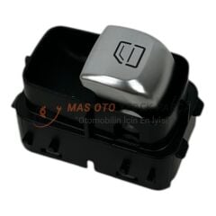 MERCEDES-BENZ W205 W213 W222 W238 W447 CAM DÜĞMESİ TEKLİ SİYAH SAĞ - SOL CORALS E5200036