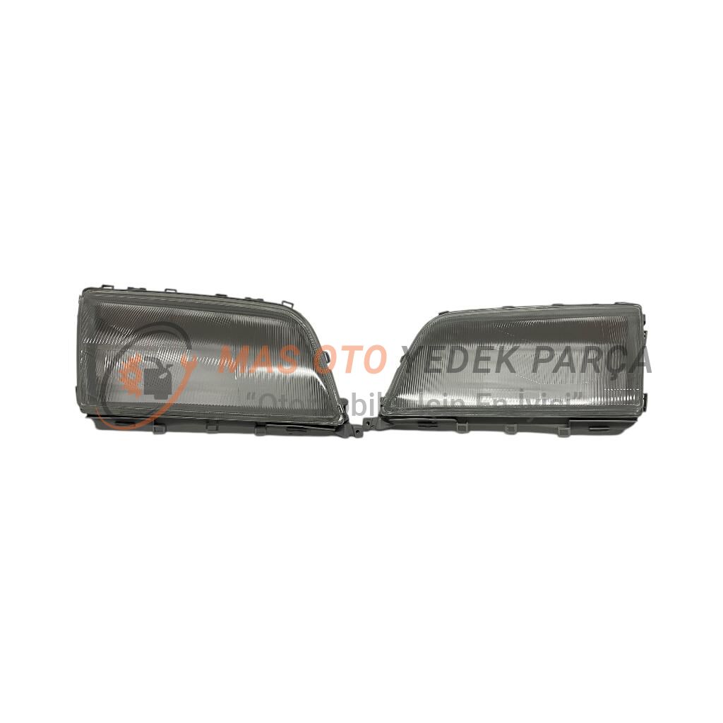 MERCEDES - BENZ W202 FAR CAMI ÇERÇEVELİ : SAĞ - SOL TAKIM A2028200966 - A2028201066