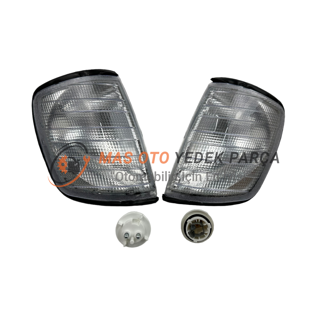 MERCEDES - BENZ W124 SİNYAL TAKIMI BEYAZ RENK DUYLU  A1248260743 - A1248260843 DEPO