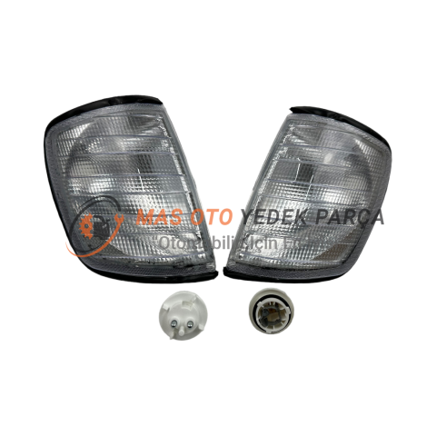 MERCEDES - BENZ W124 SİNYAL TAKIMI BEYAZ RENK DUYLU  A1248260743 - A1248260843 DEPO