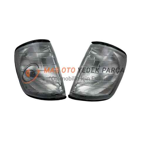 MERCEDES - BENZ W124 SİNYAL TAKIMI BEYAZ RENK DUYLU  A1248260743 - A1248260843 DEPO