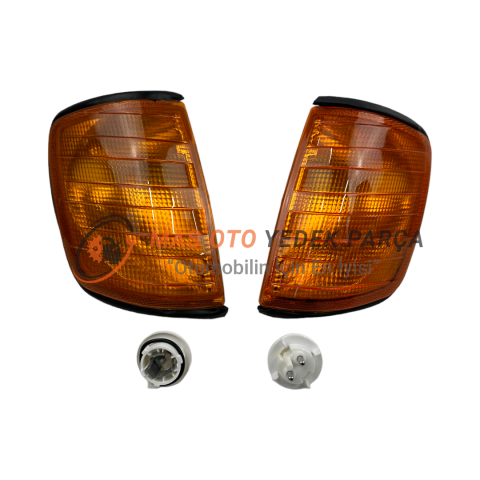 MERCEDES - BENZ W124 SİNYAL TAKIMI SARI RENK DUYLU  A1248260443 - A1248260543 DEPO