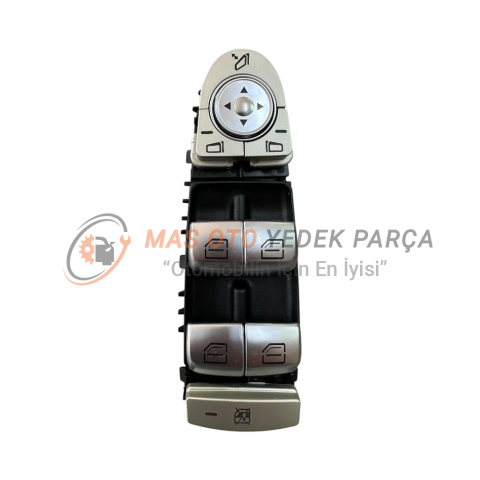 MERCEDES - BENZ W205-W213-W447 CAM DÜĞMESİ SOL DÖRTLÜ AYNA KATLAMALI SİYAH RENK  A2059056811 SWB